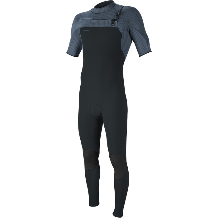 2022 O'Neill Mens Hyperfreak 2mm Chest Zip Short Sleeve